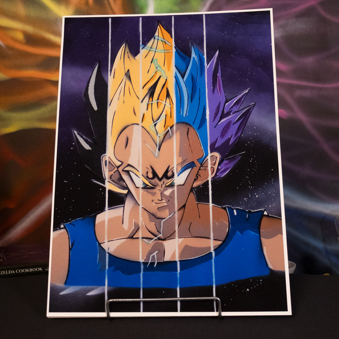 Vegeta Forms - A3 Print