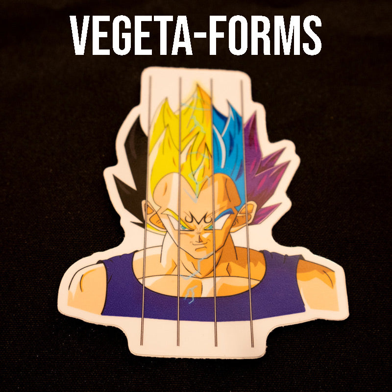Sticker - Vegeta Forms