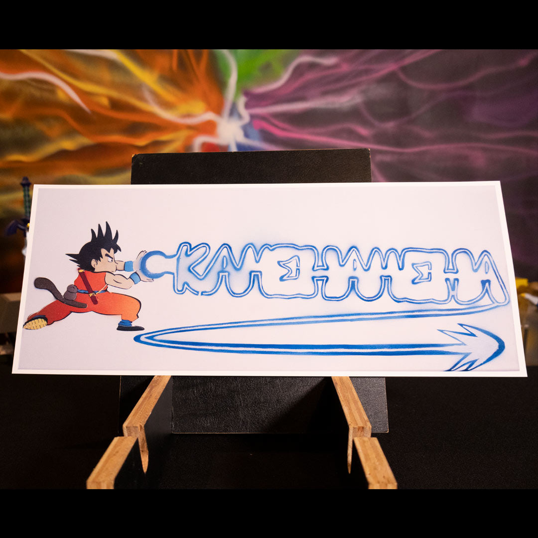 Kid Goku Throwie - Print
