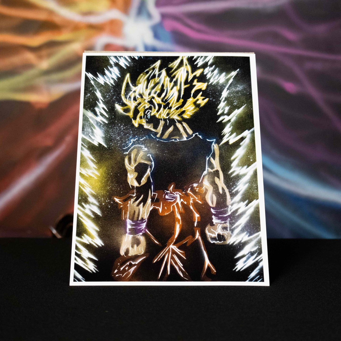 Neon Goku - A5 Print